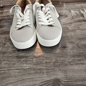 REVITALIGN Gray Sneakers with White Soles